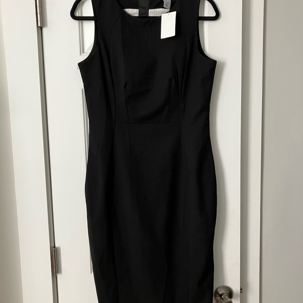 H&M Black Midi Dress